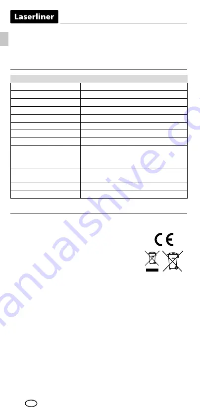 LaserLiner EasyCross-Laser Green Скачать руководство пользователя страница 6