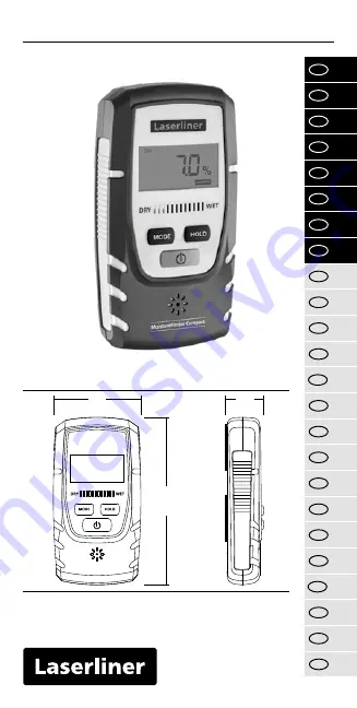 LaserLiner MoistureFinder Compact Скачать руководство пользователя страница 1