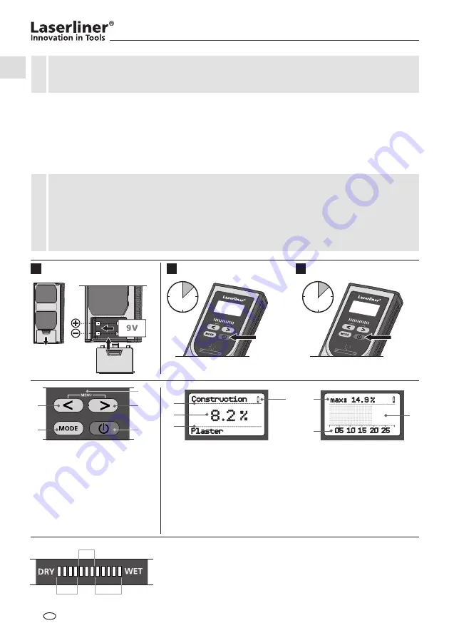 LaserLiner MoistureMaster Manual Download Page 2