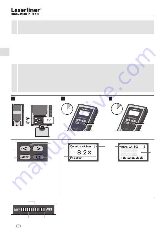 LaserLiner MoistureMaster Manual Download Page 20