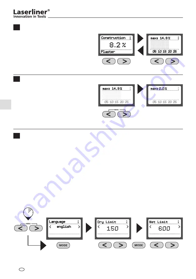 LaserLiner MoistureMaster Manual Download Page 48