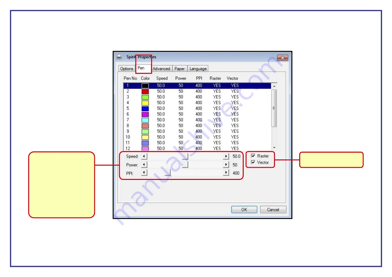 LaserPro Spirit LS User Manual Download Page 45