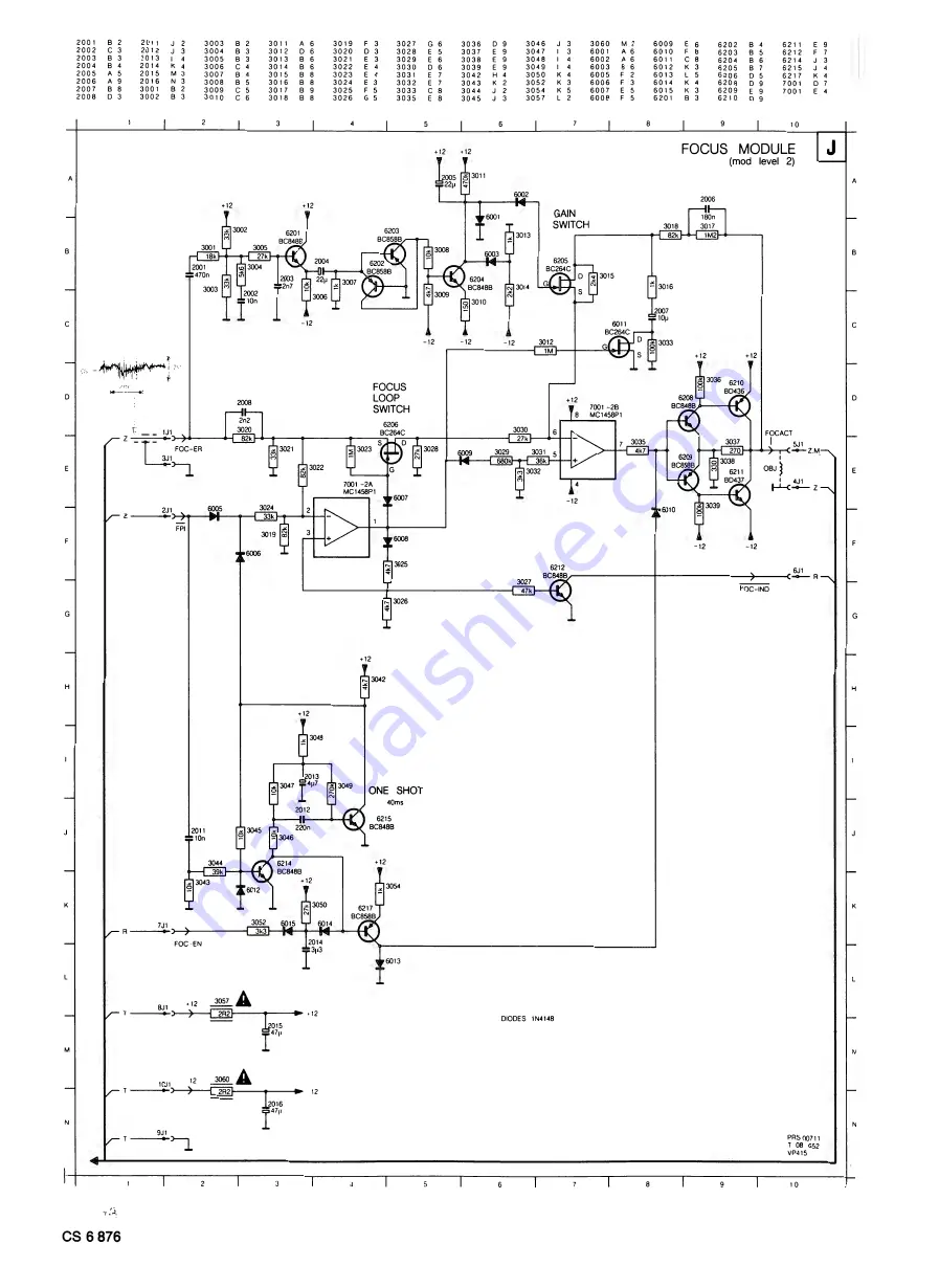 LaserVision VP415 Service Manual Download Page 48