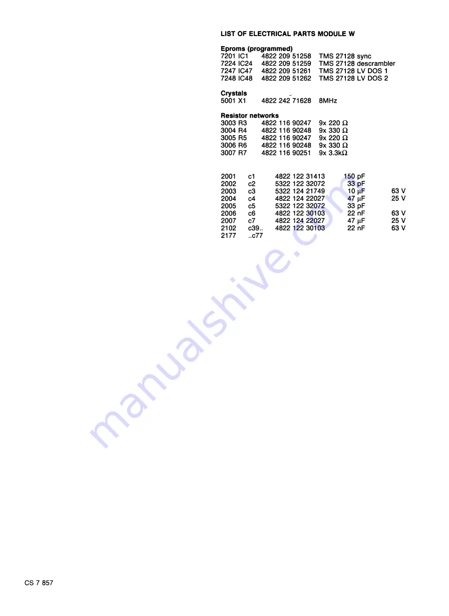 LaserVision VP415 Service Manual Download Page 70