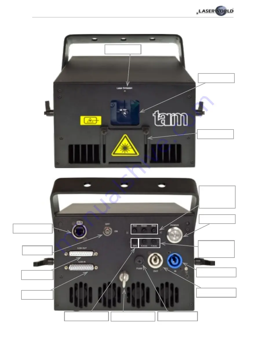 Laserworld tarm 2.5 Manual Download Page 7