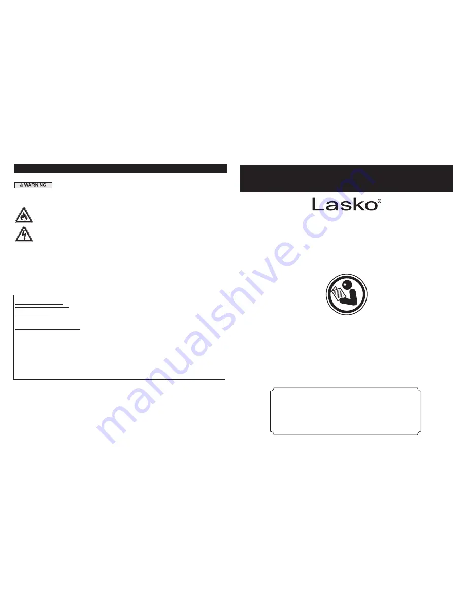 Lasko My Heat 100 Series Operating Manual Download Page 4