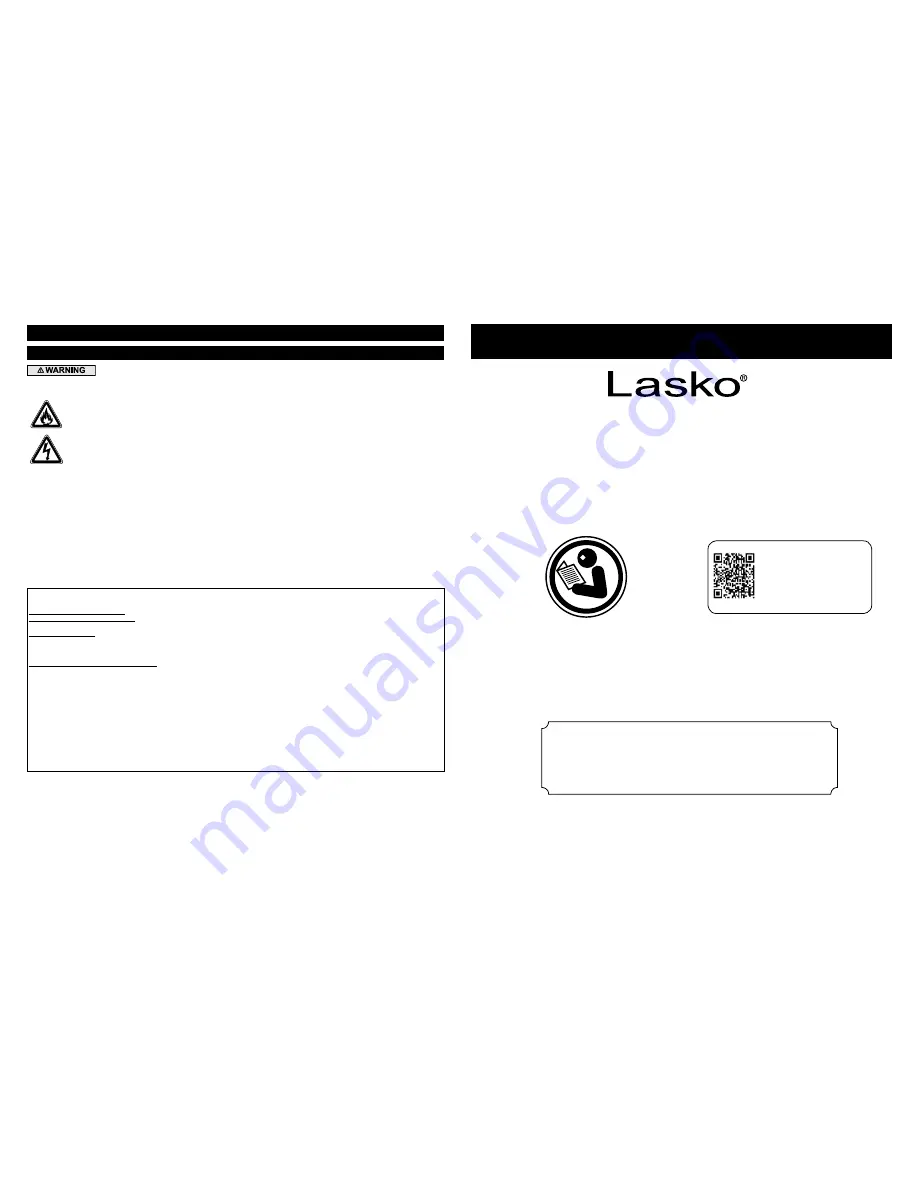 Lasko s16201 Operating Manual Download Page 4