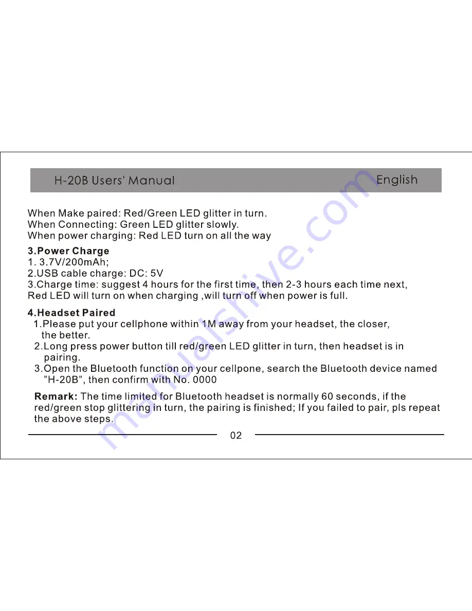 lasmex H-20B User Manual Download Page 3