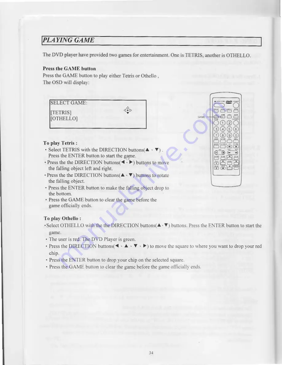 Lasonic DVD-32000 Instruction Manual Download Page 36