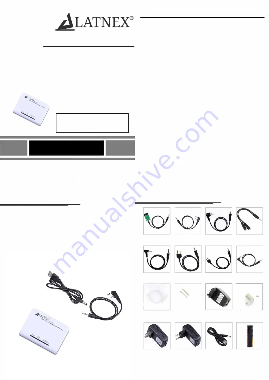 LATNEX RC-S120 Operating Instructions Download Page 1