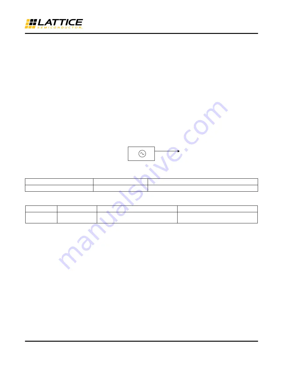 Lattice Semiconductor sysCLOCK ECP5 Usage Manual Download Page 17