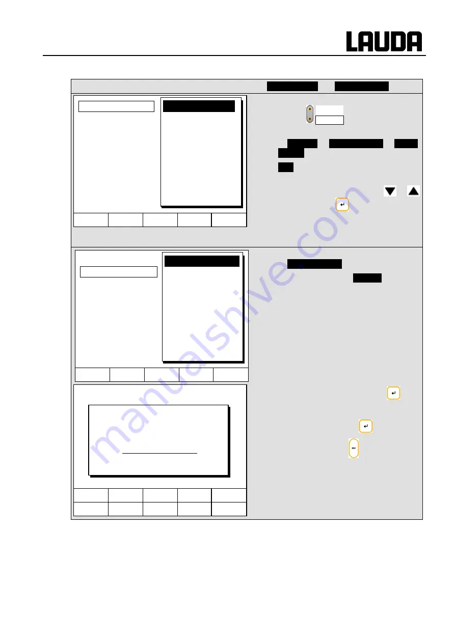 Lauda Proline RP 845 C Operating Instructions Manual Download Page 49