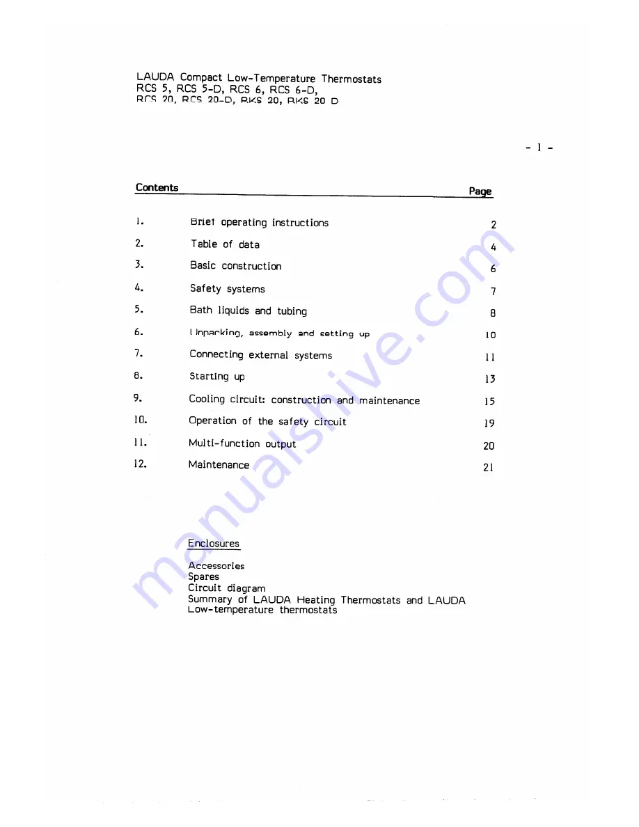 Lauda RCS 5 Operating Instructions Manual Download Page 34