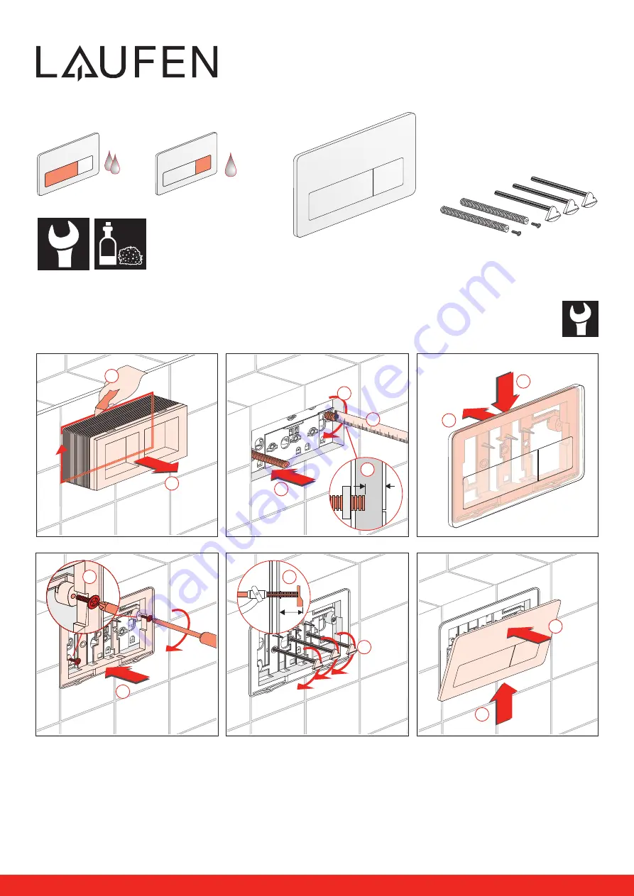 Laufen 8.9566.2 Assembly Procedure Download Page 1