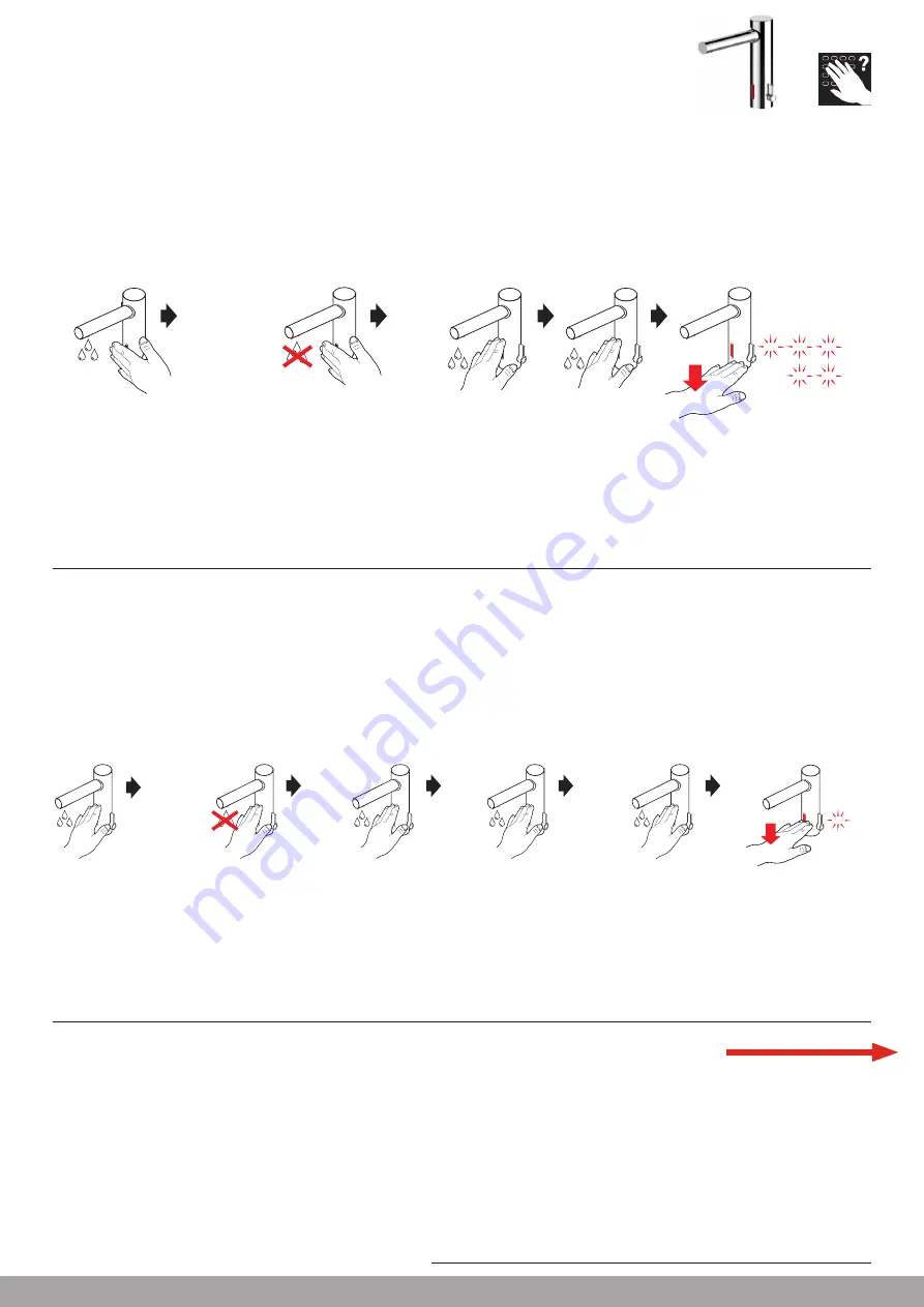 Laufen CURVETRONIC HF707153100000 Manual Download Page 13