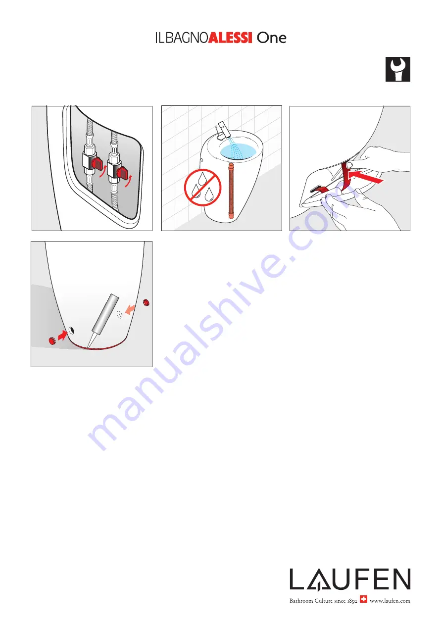 Laufen ILBAGNOALESSI One 8.1197.2 Скачать руководство пользователя страница 12