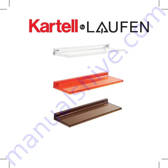 Laufen Kartell Shelfish Скачать руководство пользователя страница 1