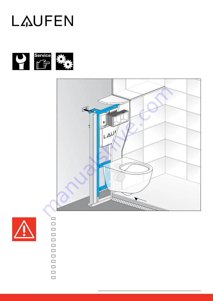 Laufen LIS CW1 Installation Manual Download Page 1