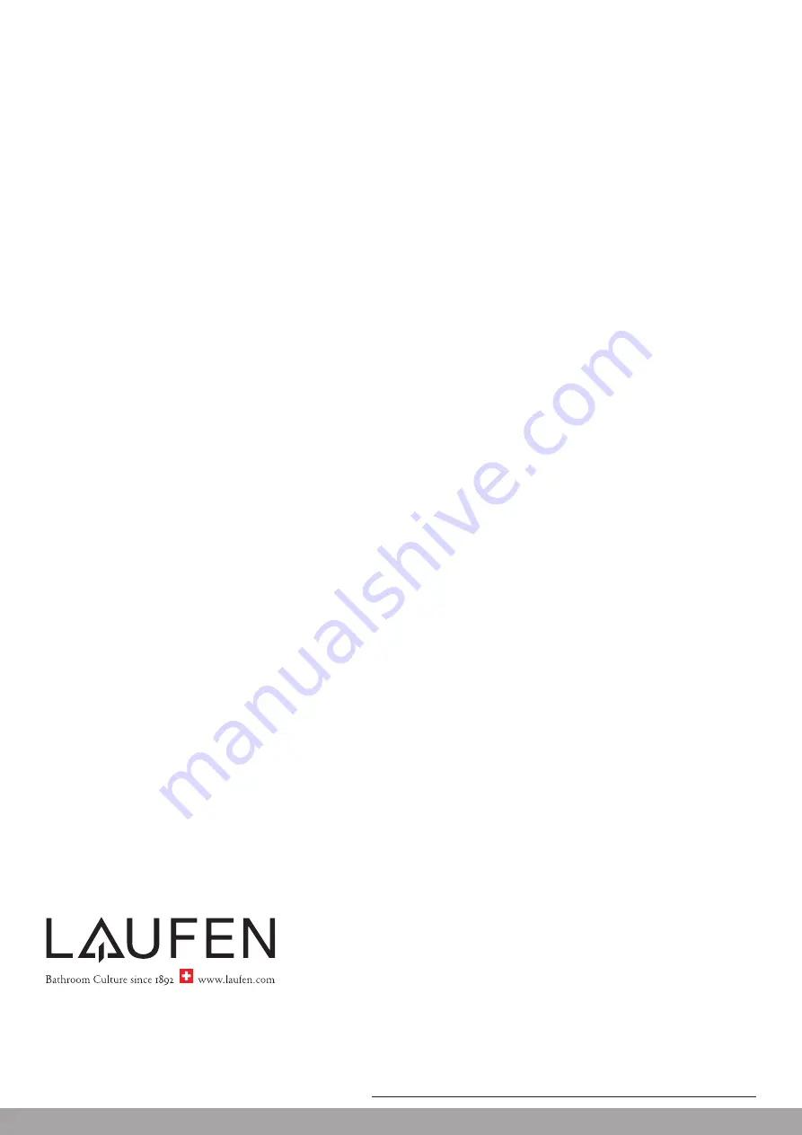 Laufen twinplus HF905457100600 Manual Download Page 12