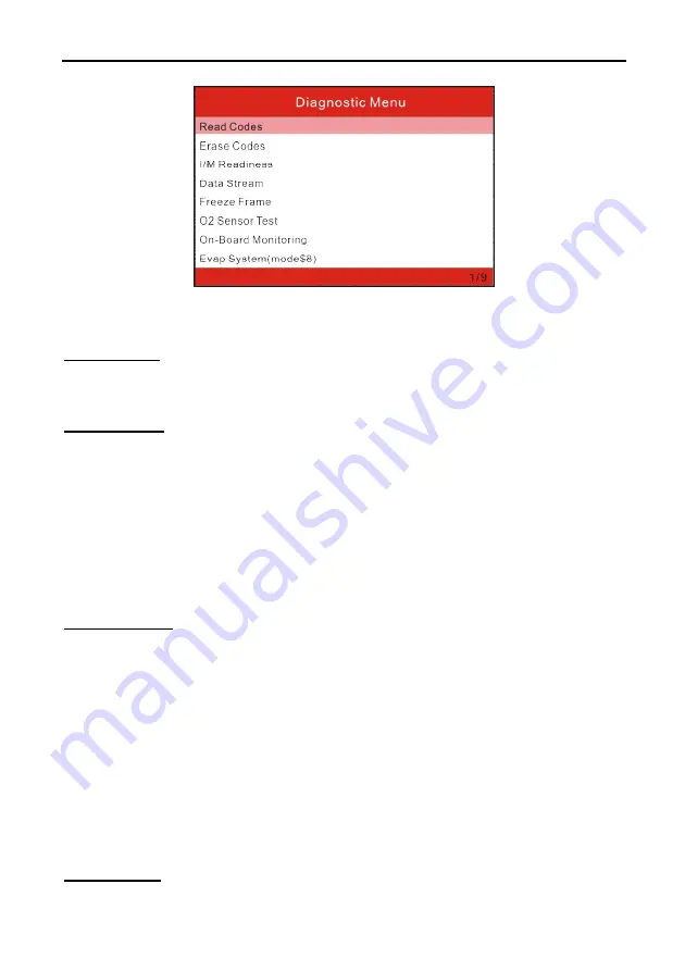 Launch Creader 5001 User Manual Download Page 15