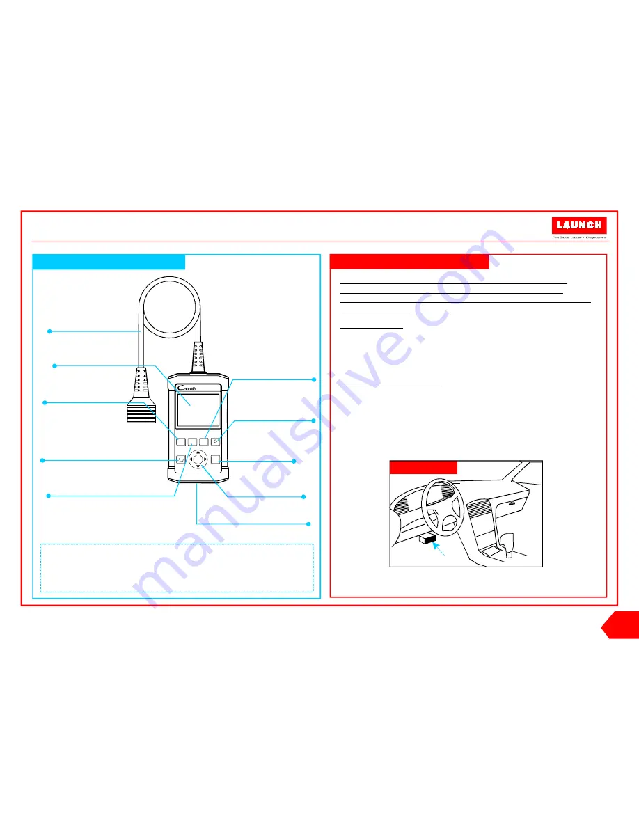 Launch Creader 519 Quick Start Manual Download Page 5