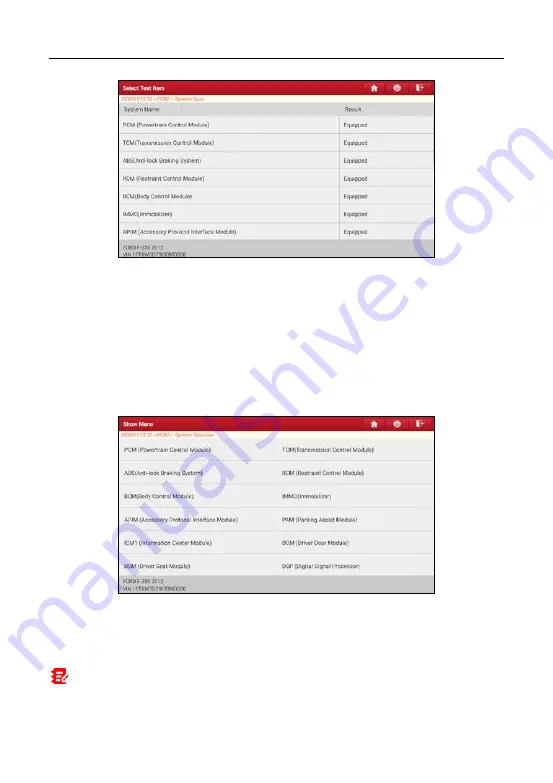 Launch X-431 IMMO ELITE User Manual Download Page 47