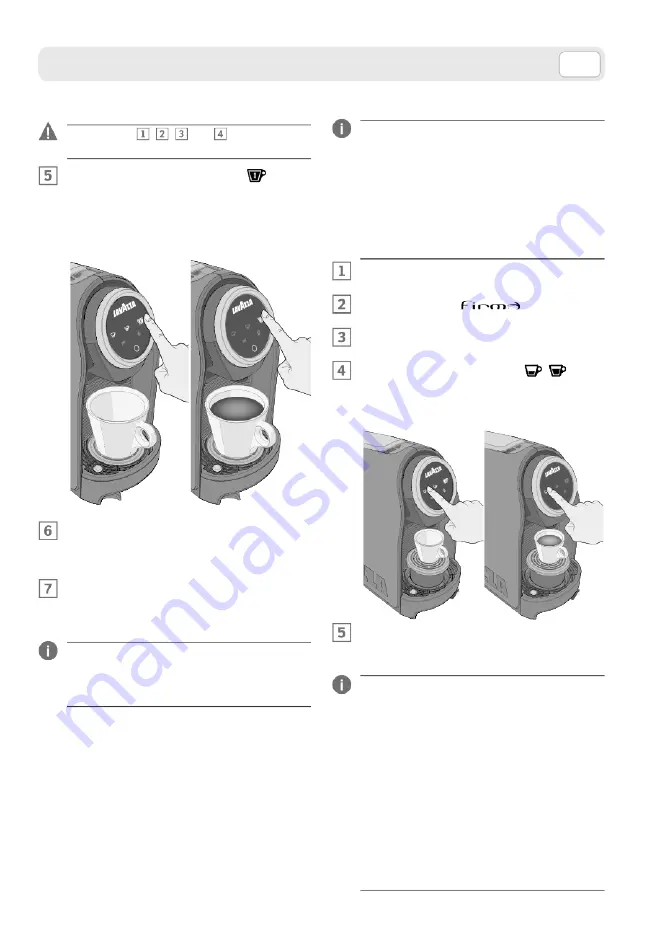 LAVAZZA Firma INOVY COMPACT Instructions Manual Download Page 67