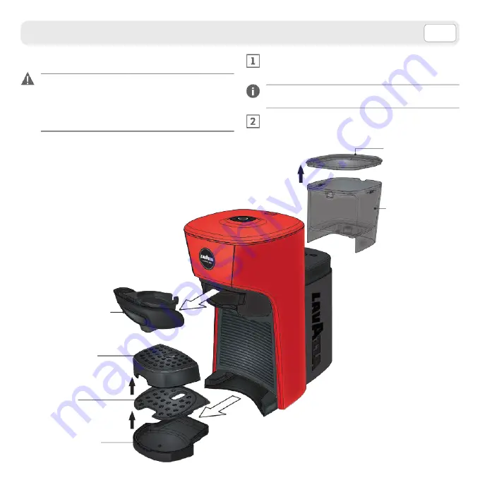 LAVAZZA LM 840 Tiny Eco Rosa Operating Instructions Manual Download Page 75