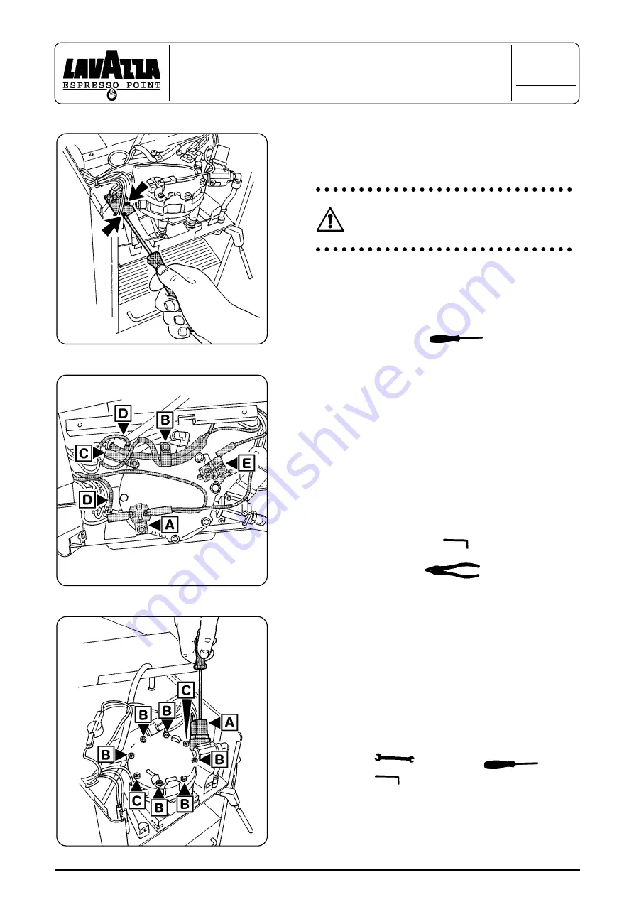 LAVAZZA MATINEE 230V Maintenance Manual For Technical Assistance Download Page 23