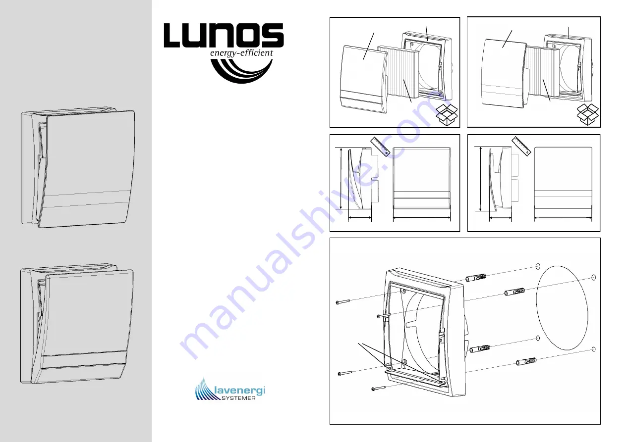 lavenergi SYSTEMER LUNOS 9/IBK-H Installation Manual Download Page 1