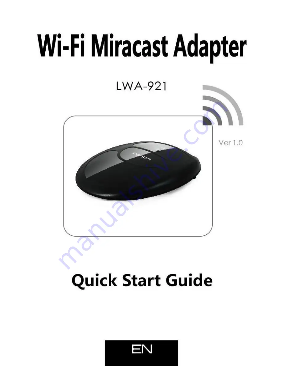 Lavod LWA-921 Quick Start Manual Download Page 1