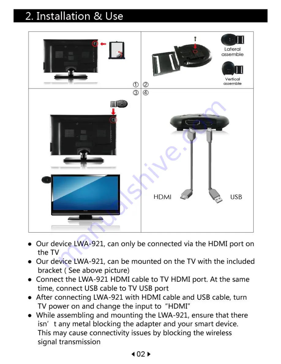 Lavod LWA-921 Quick Start Manual Download Page 4