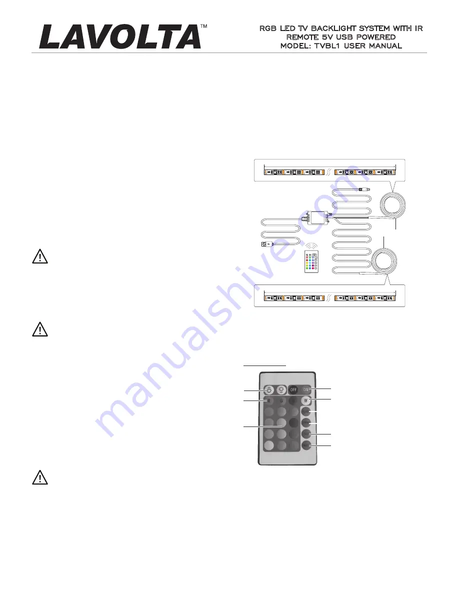 Lavolta TVBL1 User Manual Download Page 1