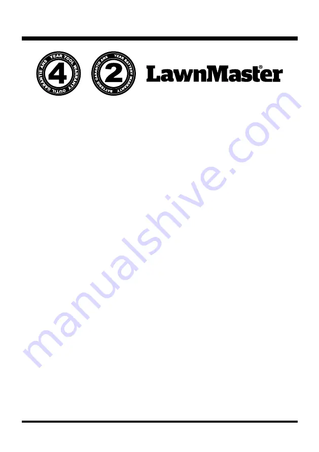 LawnMaster CLBL6015A Скачать руководство пользователя страница 39