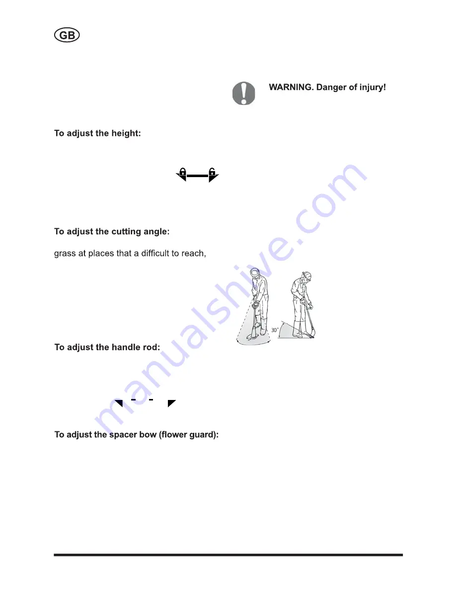 LawnMaster CLGT2425 Original Operation Manual Download Page 11