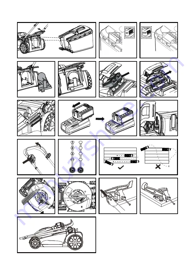 LawnMaster CLMF4841E Instruction Manual Download Page 34