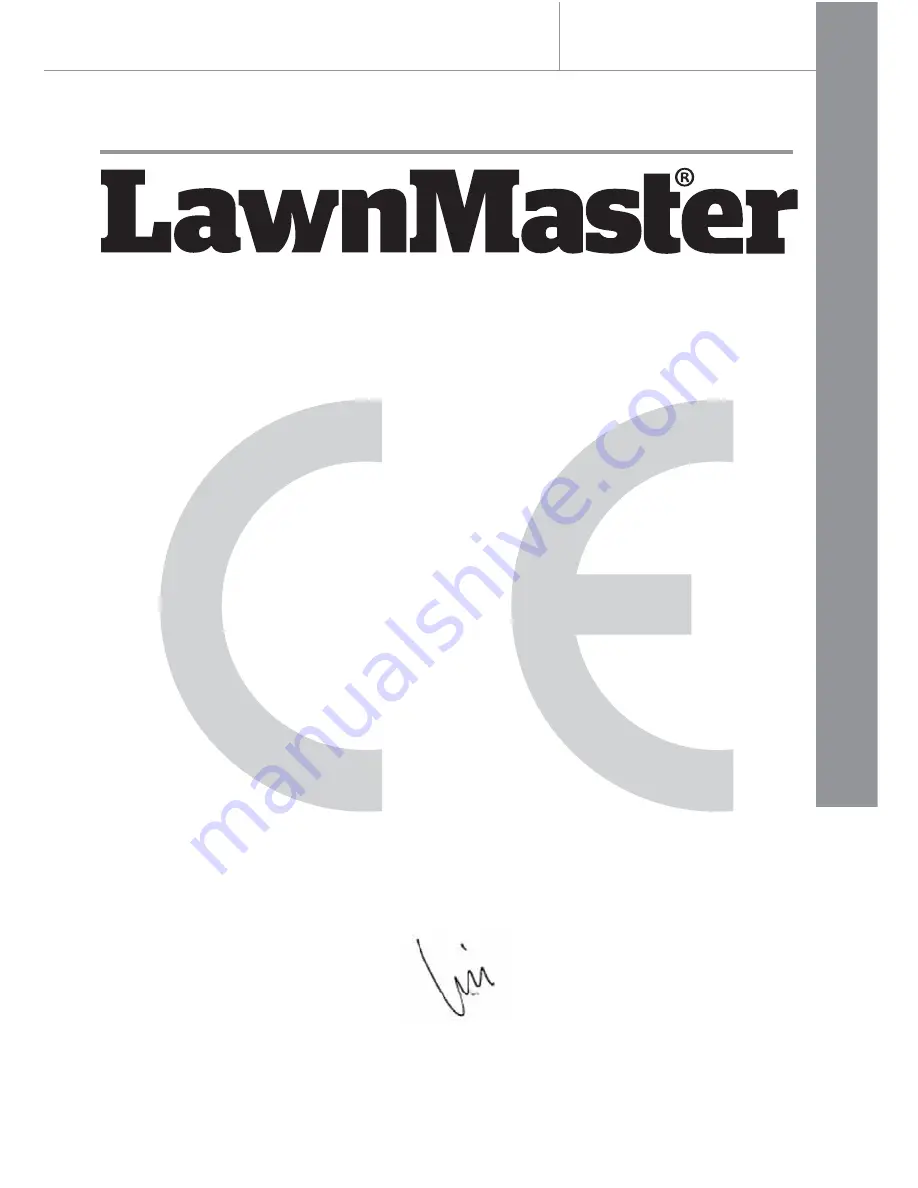 LawnMaster M2EB1537M Operator'S Manual Download Page 26