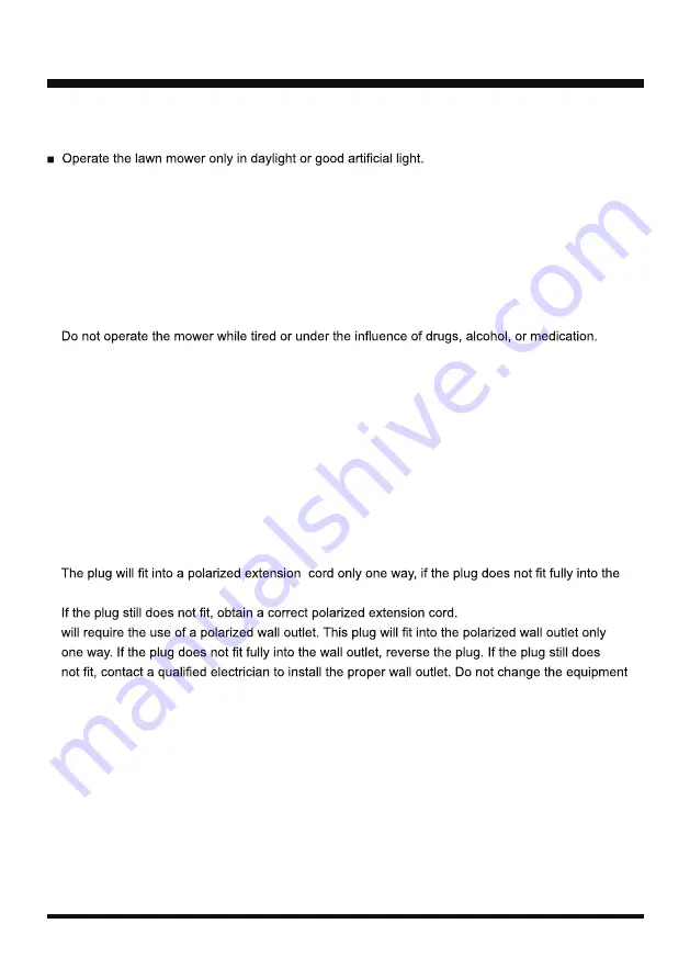 LawnMaster ME1218X Operator'S Manual Download Page 4