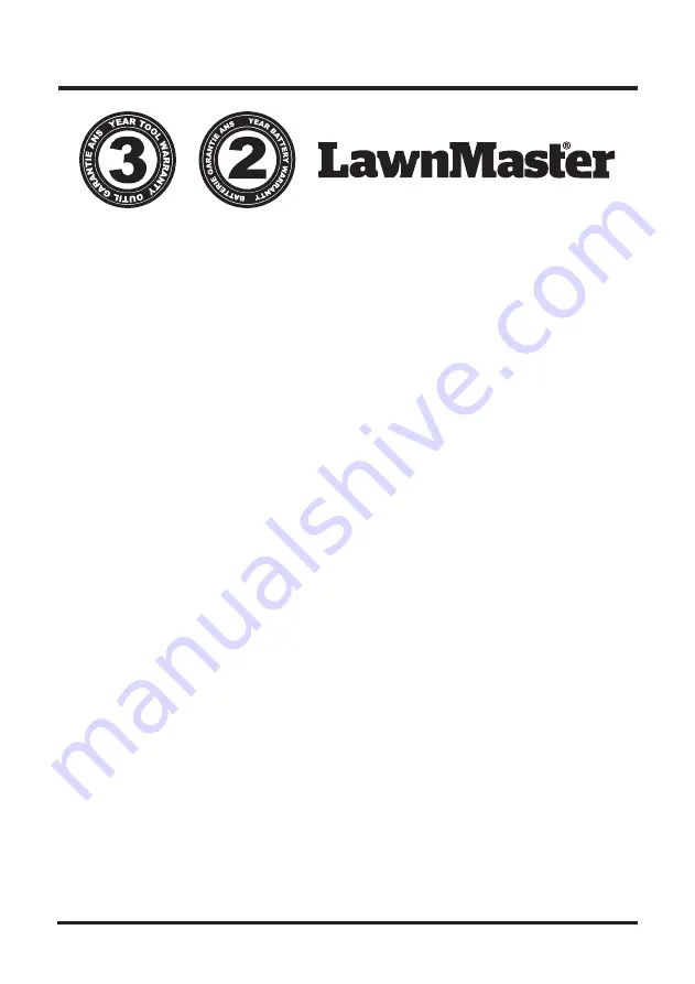 LawnMaster NPTGCP2617A Скачать руководство пользователя страница 34