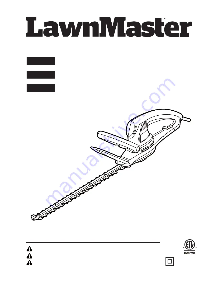 Lawnmower HT2201 Скачать руководство пользователя страница 1