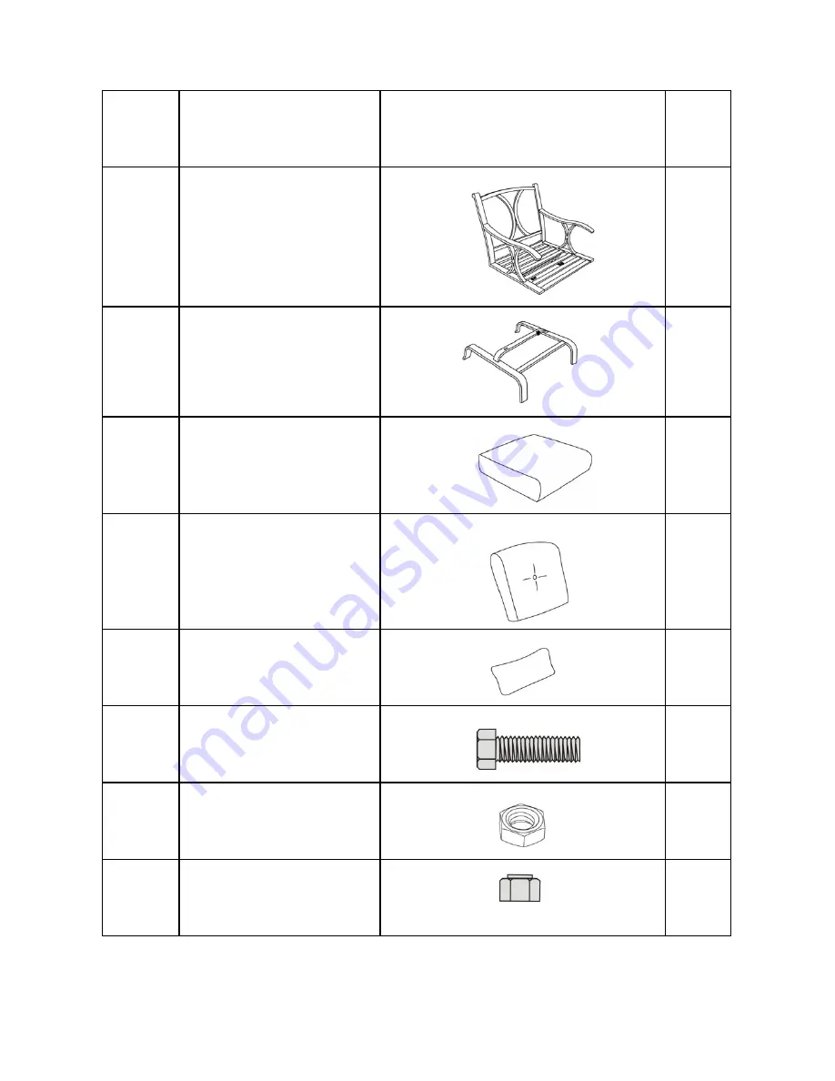 LAZBOY Heath 5PC Chat Set Owner'S Manual Download Page 3