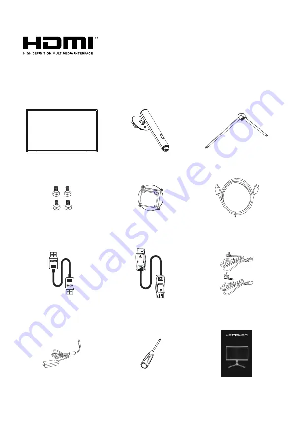 LC-POWER LC-M27-QHD-165-C-K Manual Download Page 3