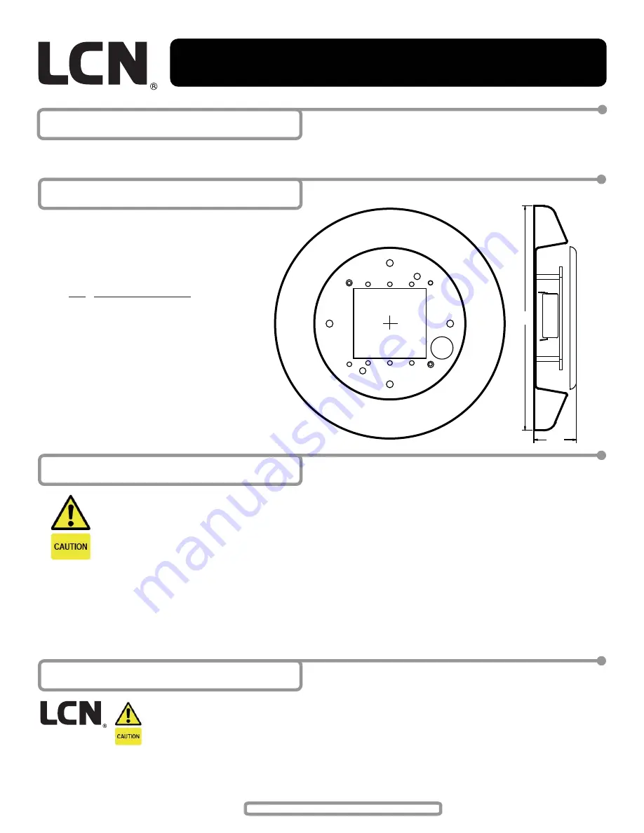 LCN 8310-876 User Manual Download Page 1