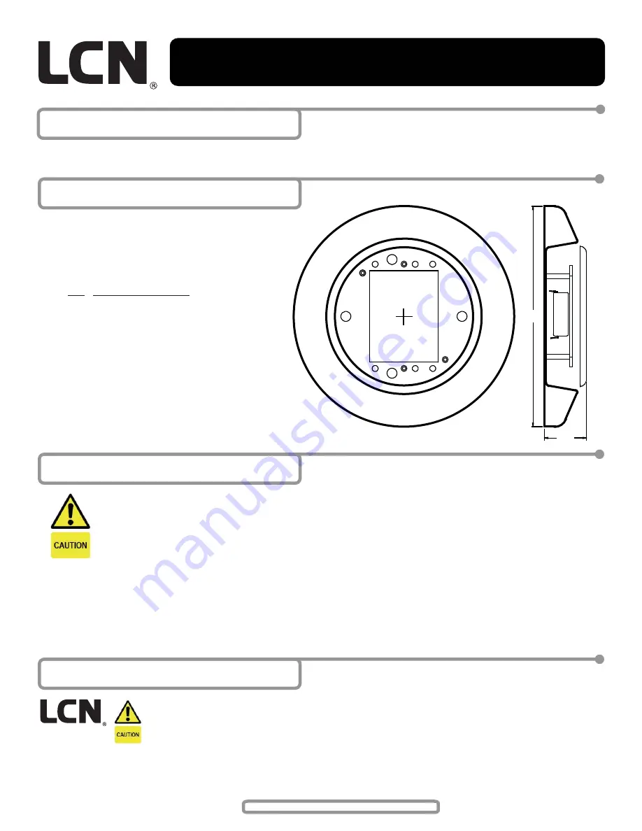 LCN 8310-876 User Manual Download Page 2