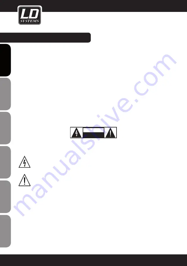 LD LAX12D USB Скачать руководство пользователя страница 4