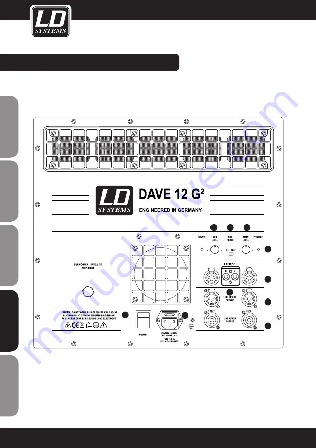 LD LD DAVE G2 Series User Manual Download Page 50