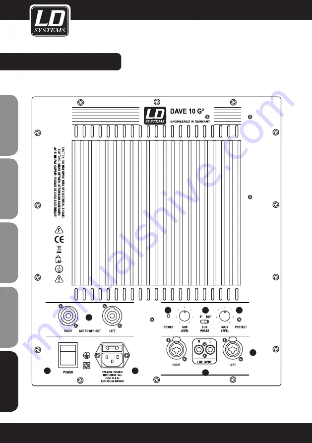 LD LD DAVE G2 Series User Manual Download Page 64