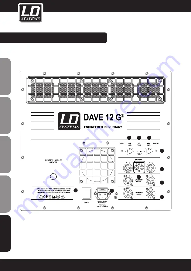 LD LD DAVE G2 Series User Manual Download Page 66