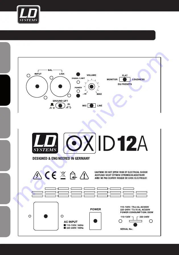 LD LD OXID Series User Manual Download Page 22