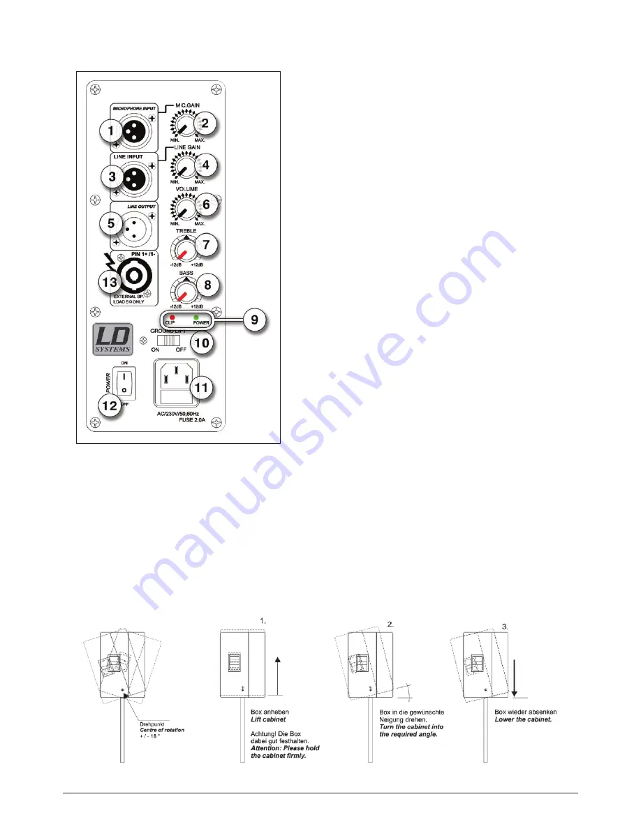 LD LDEB152A Operating Instructions Download Page 3